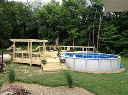 24 Pool With 32 X 16 Deck Pools Backyard Inground Swimming Pool Landscaping Dream Backyard Pool