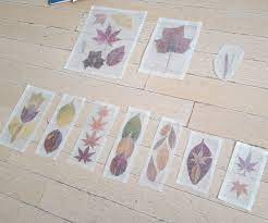 Wax Paper Pressed Foliage Bookmarks 5 Steps With Pictures Instructables