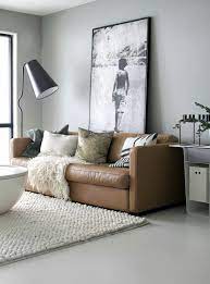 Leather Couch A Bit Of Scandinavian Influence Leather Living Room Furniture Living Room Leather Couches Living Room