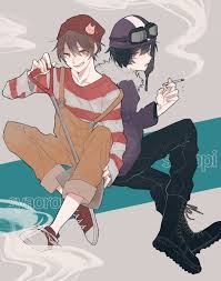 twitter キャラクターのスケッチ アニメ 男性 アニメ少年