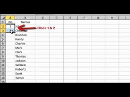 How To Create Sequential Number In Excel Fast Youtube