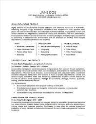 Entry level graphic designer resume format. Graphic Design Resume Sample Professional Resume Examples Topresume