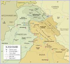 This river takes a lengthy and tortuous course and passes through the kashmir region. Political Map Of Kashmir Nations Online Project