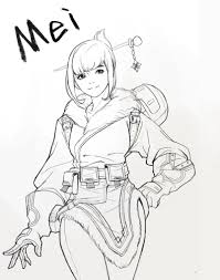 Artstation Overwatch Mei Jinyong Kim Overwatch Mei Overwatch Drawings Overwatch