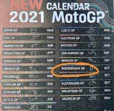 Hopes are high for a return to normalcy for the motogp championship. Beredar Kalender Motogp 2021 Seri Mandalika Pada Oktober Fakta Atau Hoax
