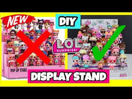 How To Make An Lol Surprise Pop Up Display Stand For Your Dolls Diy Organize Display Your Dolls Y Doll Organization Unicorn Birthday Parties Pop Up Play