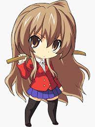 Toradora Chibi Taiga Sticker By Lawliet1568 In 2021 Toradora Anime Chibi Chibi
