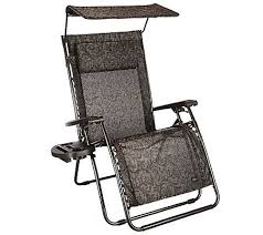 Bliss Hammocks Deluxe Xl Gravity Free Recliner With Canopy Tray Qvc Com Hammock Canopy Outdoor Chairs