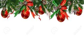 Mistletoe branch rustic wood merry christmas banner. Horizontal Banner With Christmas Tree Garland And Ornaments Royalty Free Cliparts Vectors And Stock Illustration Image 112810558