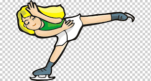 التزلج على الجليد الكرتون أميرة الثلج والجليد الرسم بالألوان المائية الرسوم الهزلية اللعبة Png