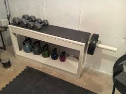 I had a leftover steel angle that i cut down to create brackets, and i made these as wide as the 2 by 6. Weight Rack I Really Wanted A Weight Rack To Put In Our Basement Gym But They Re Sort Of Expensive I Built This Weight Rack Workout Room Home Home Gym Mirrors