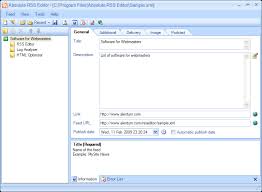 Also, you will be able to host any rss feed on your personalized start page. Absolute Rss Editor Powerful Rss Feed Editor