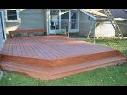 I suggest the best place to start planning your deck would be by reading through @adam_w 's article on how. How To Build A Ground Level Deck Youtube