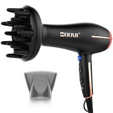Curly hair is naturally dry and tends to be coarse, grand says. Amazon Com Hair Dryer With Diffuser For Curly Hair Professional Ionic Blow Dryer Ceramic 2 Speed 3 Heat Settings 1875 Watt Fast Drying Hairdryer With Concentrator Beauty