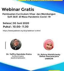This use of the term for such a short summary is the most common usage in both north american and british english. Webinar Pembuatan Curriculum Vitae Magister Sistem Informasi Unikom