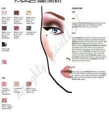 300 Mac Pro Cosmetics Face Charts Chart Halloween