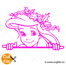 Download Ariel Peek A Boo Svg Ariel Svg Svgfile Co 0 99 Cent Svg Files Life Time Access