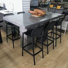 Affordable wooden bar tables for sale to entertain your family friends. Concrete Bar Tables Raw Collections Noosa Outdoor Furniture Bbq S