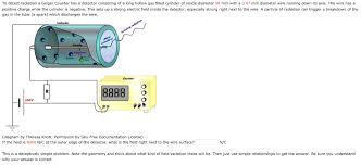 Although it is said that geiger counters detect ionizing radiation, most of them are not sensitive to neutrons. Solved To Detect Radiation A Geiger Counter Has A Detecto Chegg Com