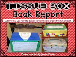 Tissue Box Book Report Tissue Boxes Book Report Book Box