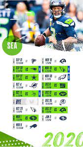 The official source of the latest seahawks regular season and preseason schedule The 12th Man The Official 2020 Seahawks Schedule Facebook