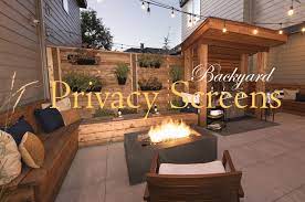 Backyard privacy curtains are easy to diy and provide a unique look for your yard. Backyard Privacy Screens Paradise Restored Landscaping