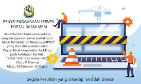 Pengoperasian pejabat majlis perbandaran port dickson selaras dengan pelan pemulihan negara fasa 1. Penyelenggaraan Server Portal Majlis Perbandaran Manjung Facebook