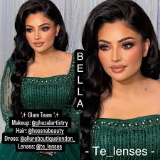 DREAMTEAM 🔥😍 Lenses from @te_lenses in the color “Bella” Model the  Gorgeouse @alia.ansari.official Hair: @hossnabeauty Make-up :  @ghezalartistry Dress: @allureboutiquelondon_