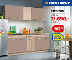 , š 200 cm d 60 cm v 200 cm dezen braon,. Formaideale Forma Ideale Preporucuje Kuhinja Ines 200 Facebook
