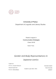 Gender and Body Representations in Japanese comics