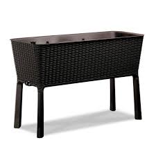Yaheetech raised garden bed 48x24x30in elevated wood planter box kit stand with legs outdoor gardening for vegetable/flower/herb, stand for backyard/patio/balcony, 220lb capacity. Keter Easy Grow 44 9 In W X 29 8 In H Brown Raised Garden Bed 212157 The Home Depot