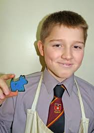 Year 8 boys from Woodlands Academy make pieces of jewellery
