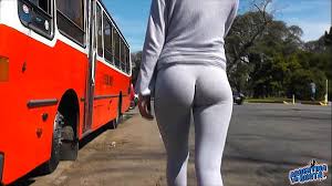Most amazing body hot teen masturbatesnaked in public road! Round Ass Teen In Ultra Tight Shiny Spandex Showing Cameltoe In Public