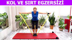 sirt ve kol sarkmalari icin sikilastirma egzersizleri theraband egzersizi youtube egzersiz pilates egzersizleri fitness egzersizleri