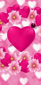 Wallpaper By Artist Unknown Heart Wallpaper Download Cute Wallpapers Pink Love