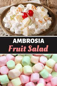 Ambrosia Salad The Best Fruit Salad Recipe Ambrosia Fruit Salad Best Fruit Salad Ambrosia Salad