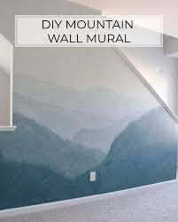 Check spelling or type a new query. Diy Watercolor Mountain Wall Mural Crafted By The Hunts