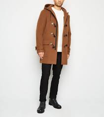 Sans le moindre doute c'est. Beigefarbener Dufflecoat Mit Kapuze New Look