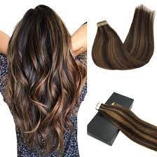 You can either go with a very subtle transition between the shades like a darker brown to a lighter brown. Remy Hair Extensions Tape In Human Hair Ombre Dark Brown Highlighted Chestnut Brown Ombre Hair Extensions Tape In Hair 20pcs 50g 14inch China Human Hair Extensions And Tape In Price