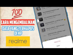 Cara Mengembalikan Data Yang Terhapus Di Hp Realme Tanpa Aplikasi Youtube