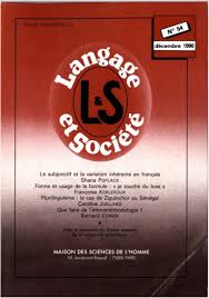 Langage Et Societe N 54 1990 Persee
