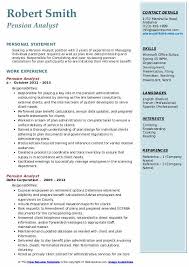 After all, there are many jobs out there that are perfect for people with years of life experience but aren't physically strenuous. Pension Analyst Resume Samples Qwikresume