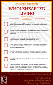 Checklist Are You Living Wholeheartedly The Gift Of Imperfection Self Compassion Brene Brown Quotes