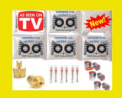 Checkered Flag Tire Beads Tire Balancing Beads 6 6oz Bags Tire Balance Beads For Dually Kit 36 Ounces Total Filtered Valve Cores Chrome Caps Diy