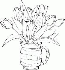 Tulip coloring pages for toddlers. Tulip Coloring Pages Coloring Home