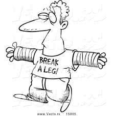 Decorated with colors and drawings. Images Of Cartoon Broken Bone Drawing