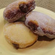 I Took A Basic Yeast Donut Dough Rolled It In Sugar And Filled It With Nutella And I Got One Of The Wonders In My Mouth They Nutella Donuts Recipes Nutella