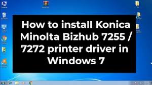 Bizhub c25 32bit printer driver software downlad. How To Install Konica Minolta Bizhub 7255 7272 Printer Driver On Windows 7 32bit Youtube
