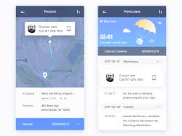 This Is A Delivery Check You Can Check The Current Location Of Express Mail Express Delivery Details Couri Interactive Design Delivery User Interface Design