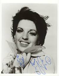 Liza Minnelli Autographs, Memorabilia & Collectibles
